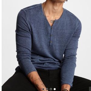 NWT John Varvatos Artisan Henley Sweater size Med